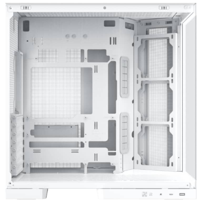 Boitier PC E-ATX Xigmatek Aqua7 Arctic, Blanc avec 8x H20A _ EN49033