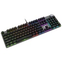 Clavier Filaire USB 2.0 MSI FORGE GK320 Red, Gris/LED _ S11-04FR255-HH9