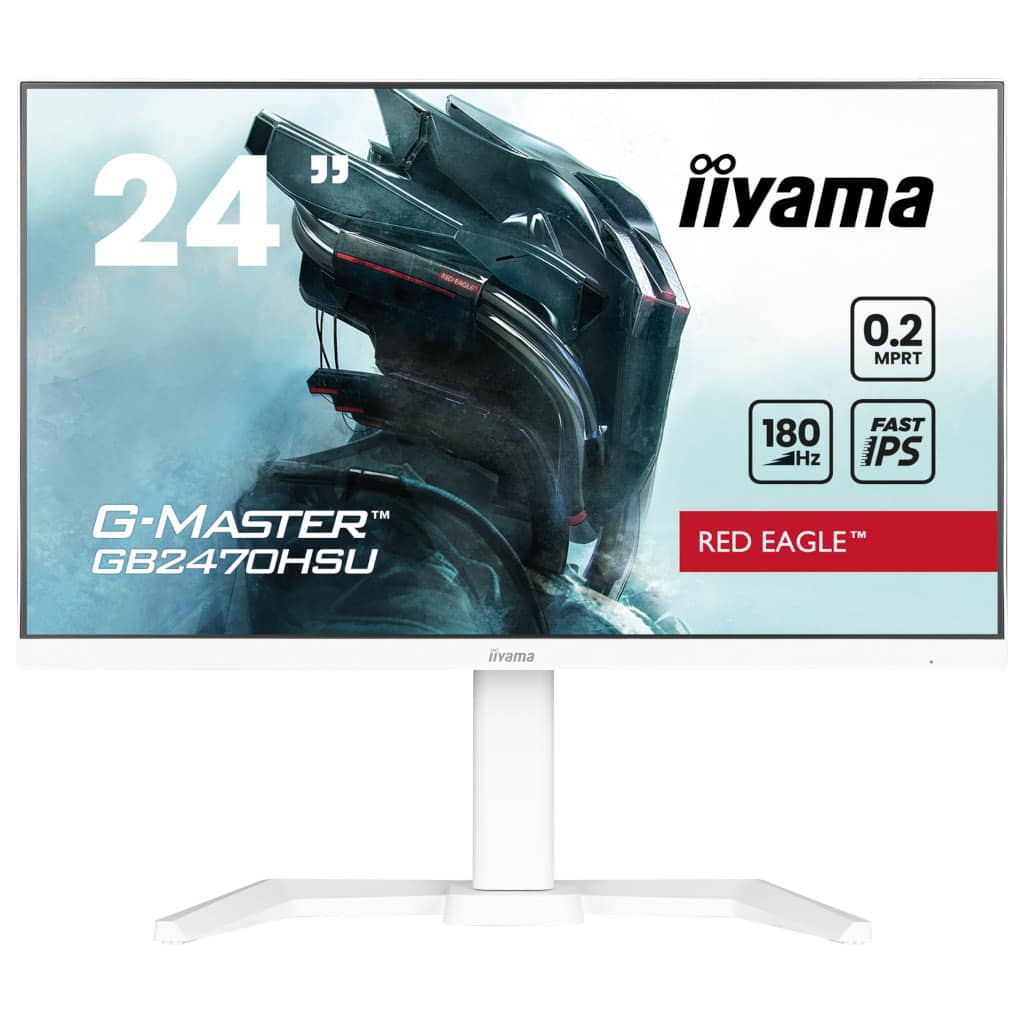Ecran 23.8" Iiyama G-Master GB24, Blanc _ GB2470HSU-W6