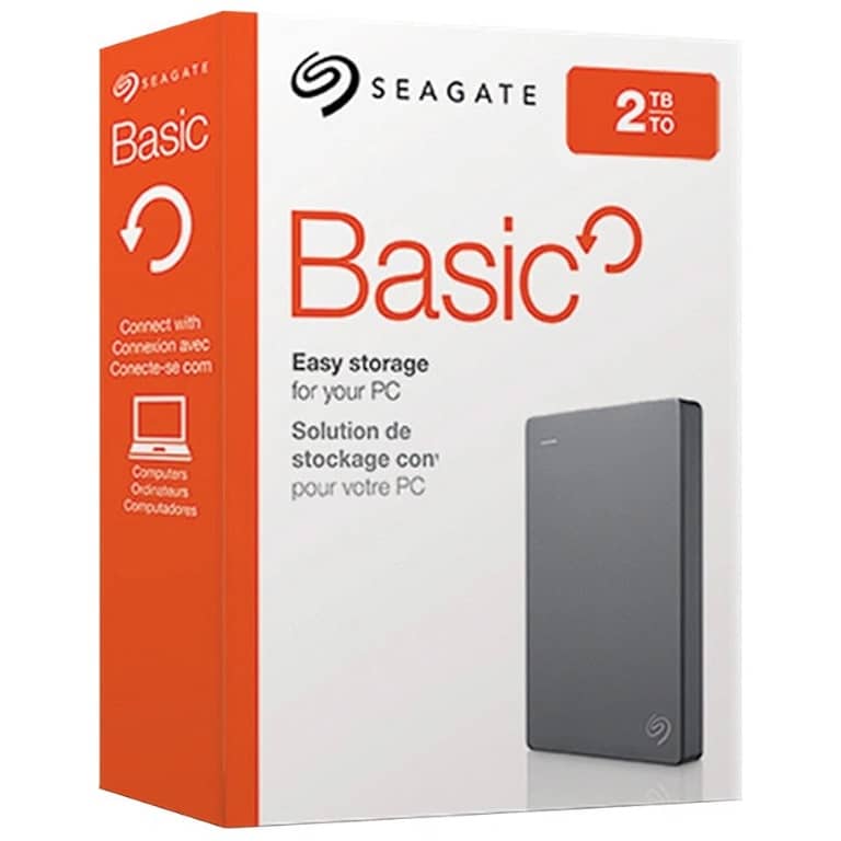 Disque externe 2.5" Seagate Basic, 2To Noir _ STJL2000400