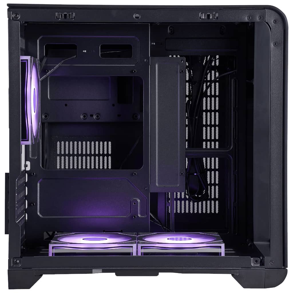 Boitier PC Micro ATX 1stPlayer RT5, Noir avec 3x FC7 _ RT5-BK-2FC7R-1FC7
