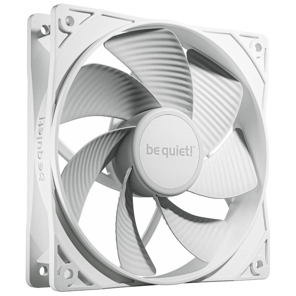 Kit 3x Ventilateurs pour Boitier 120mm Be Quiet Pure Wings3 PWM Reverse, Blanc _ BL136