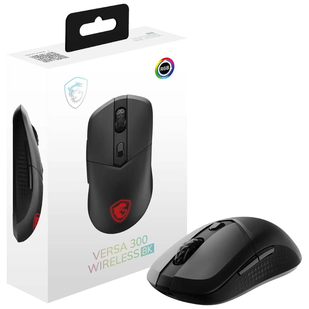 Souris Sans fil Bluetooth MSI Versa 300 Wireless 8K, Noir _ S12-4301600-CLA