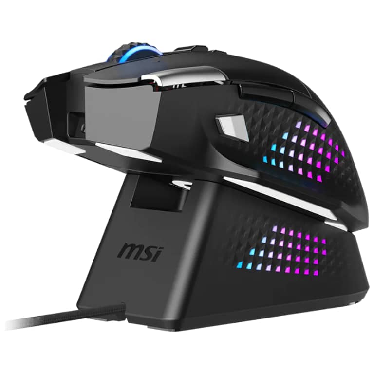 Souris Sans fil Bluetooth/FR MSI Versa PRO Wireless + Dock, Noir _ S12-4301370-CL