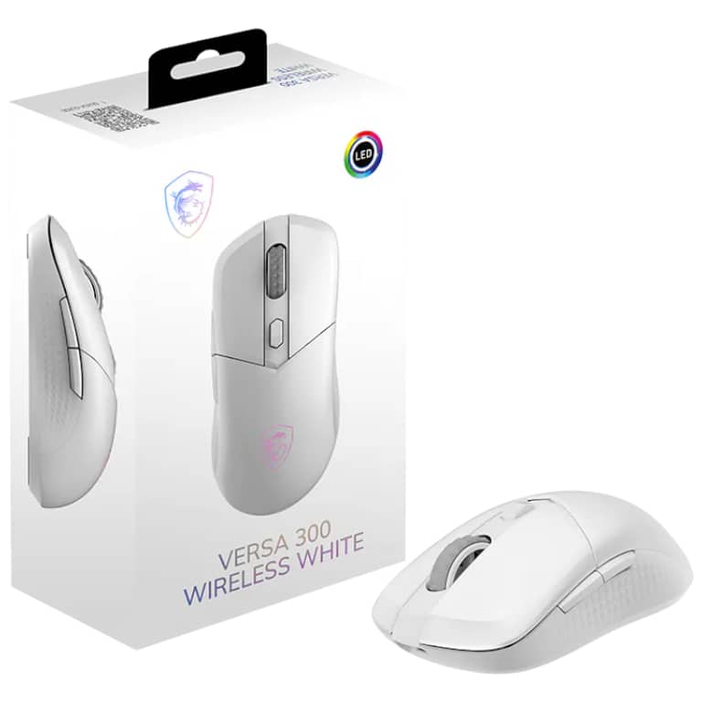 Souris Sans fil Bluetooth/RF MSI Versa 300 Wireless, Blanc _ S12-4301440-CLA