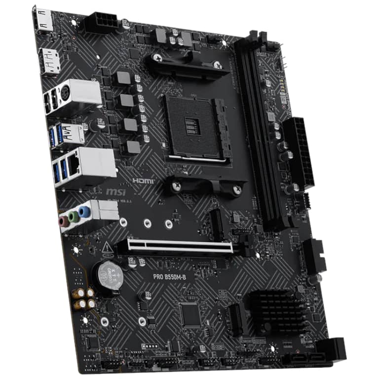 Carte mère AMD AM4 B550 Micro ATX MSI PRO B550M-B _ 911-7D14-023