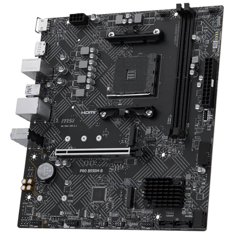 Carte mère AMD AM4 B550 Micro ATX MSI PRO B550M-B _ 911-7D14-023