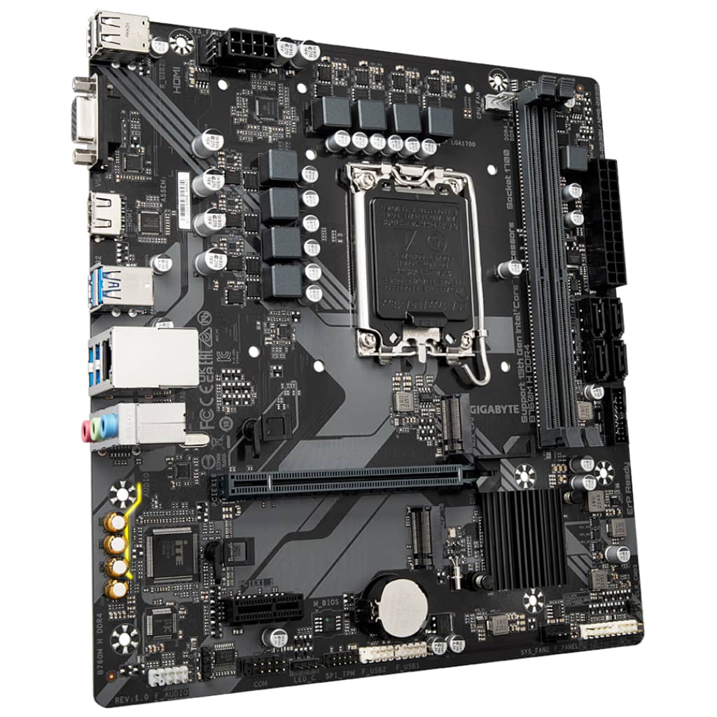 Carte mère Intel 1700 B760 Micro ATX Gigabyte _ B760M H DDR4