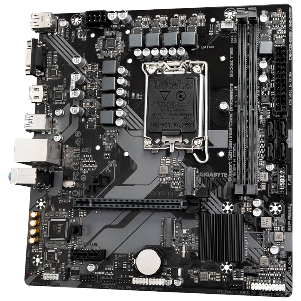 Carte mère Intel 1700 B760 Micro ATX Gigabyte _ B760M H DDR4