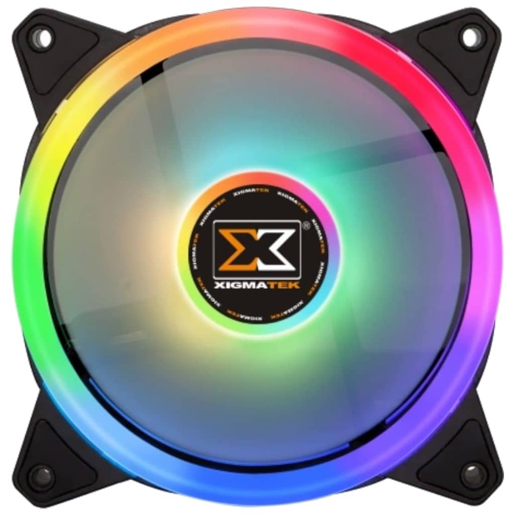 Kit 3x Ventilateurs 120mm Xigmatek Galaxy II Essential, AX120 Noir (EN42104)