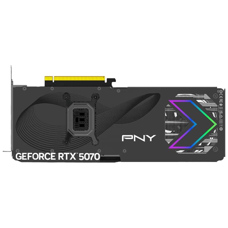 Carte graphique GeForce RTX5070 PNY RTX 5070 ARGB EPIC-X RGB OC Triple Fan _ VCG507012TFXXPB1-O
