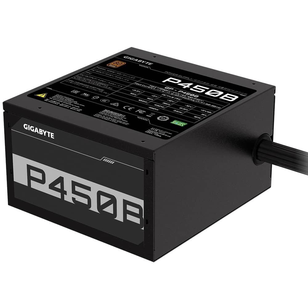 Alimentation ATX Gigabyte Série P, 450W 80PLUS Bronze _ GP-P450B