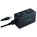 Hub Lecteur USB 3.0 LogiLink, 3x USB 3.0 Noir (CR0042)