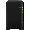 NAS 2x disques Synology, Noir (DS218play)