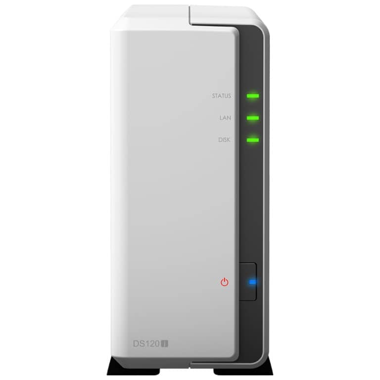 NAS 1x disque Synology, Blanc (DS120j)