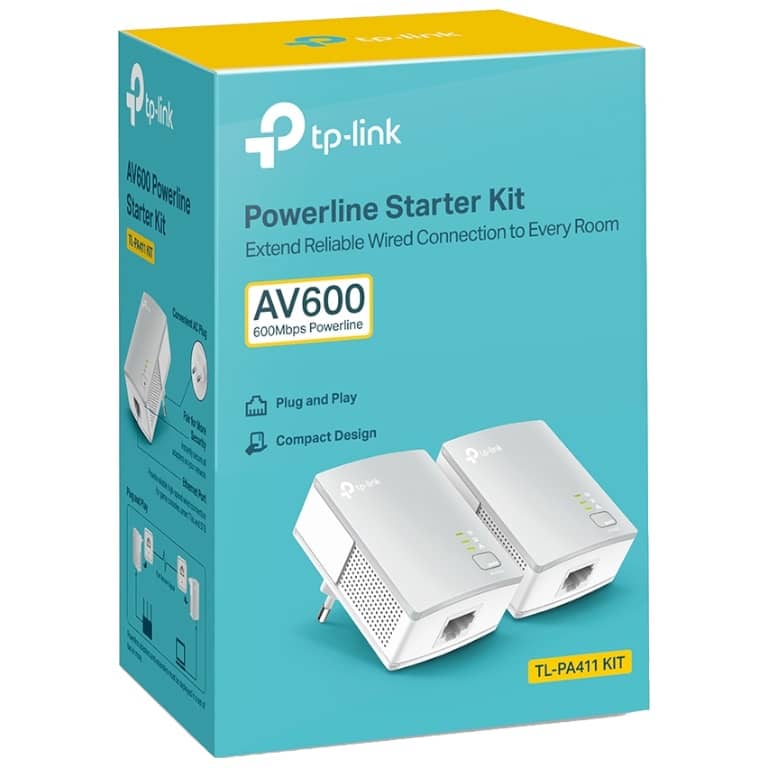 Kit CPL  600Mbps TP-Link, Ethernet (TL-PA411KIT v4)