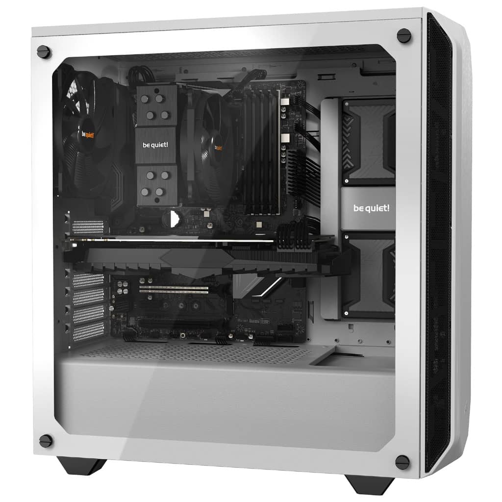 Boitier PC ATX Be Quiet Pure Base 500W, Blanc _ BGW35
