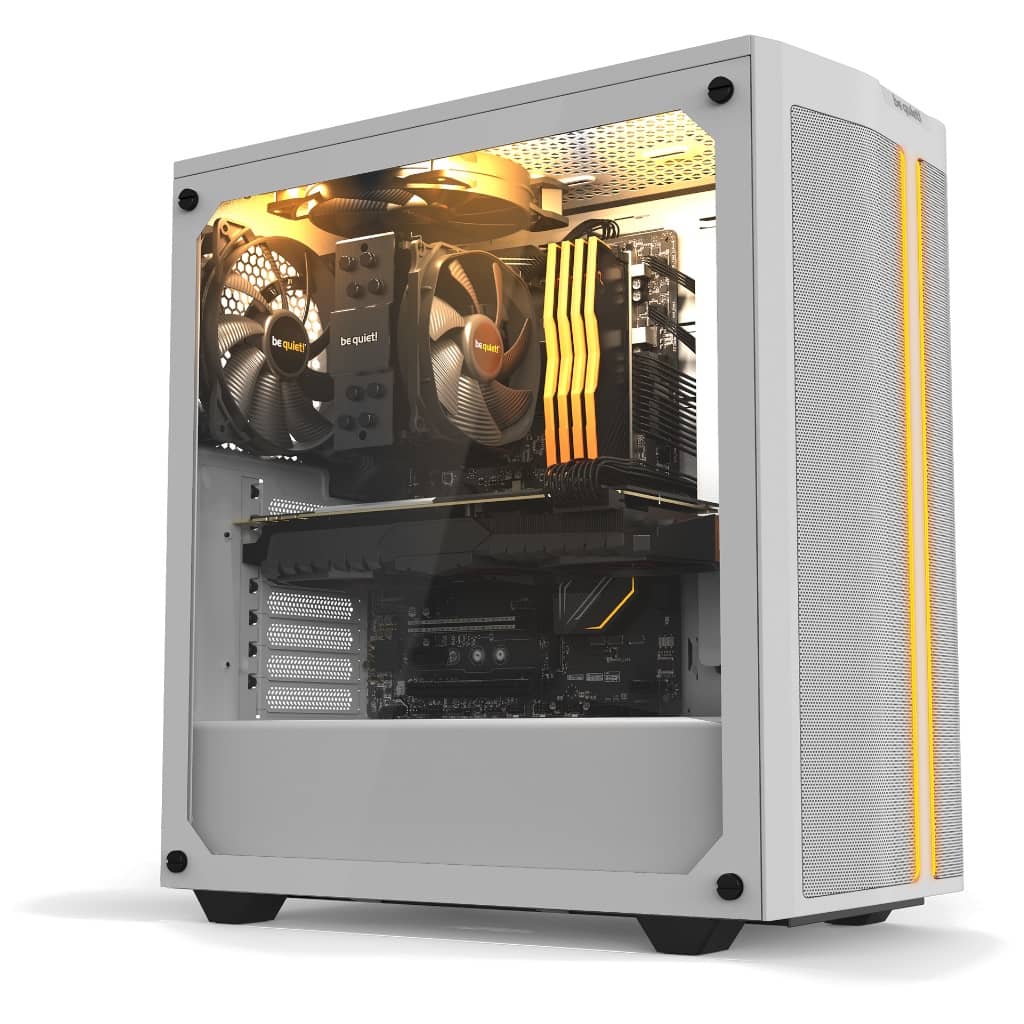 Boitier PC ATX Be Quiet Pure Base 500DX, Blanc _ BGW38