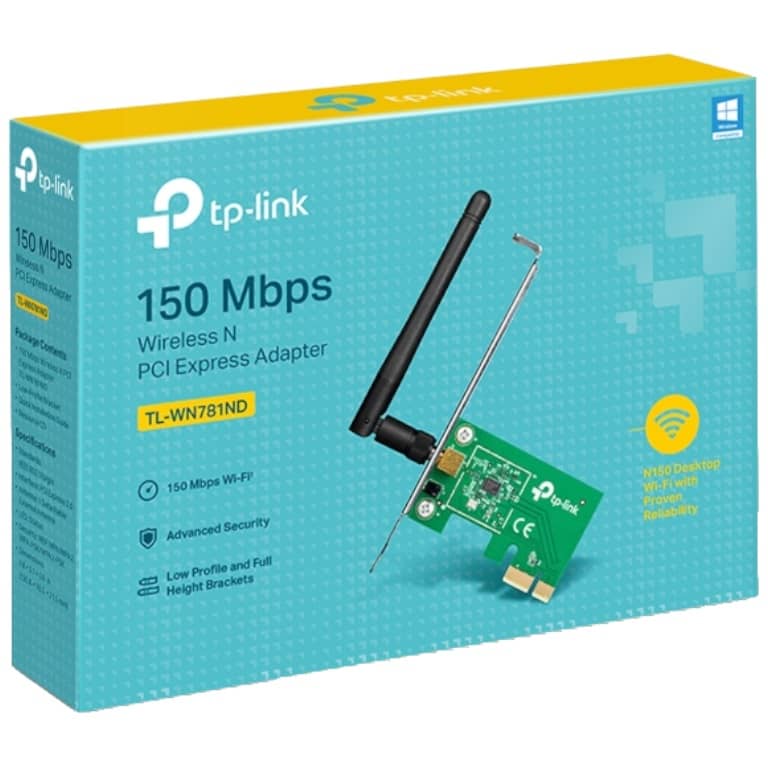 Carte réseau WiFi  150 Mbps TP-Link (TL-WN781ND)