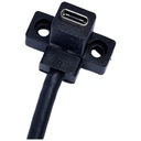 Cable Rallonge MF USB 3TypeC interne vers 1x USB 3TypeC,  0.6m Noir (Lian Li LAN2-4X)