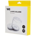 Lampe LED solaire WeConnect, Blanc (WESPLAMPSOL)