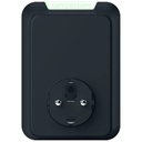 Multiprise parafoudre Infosec S1 USB NEO, 1x Secteur + 2x USB 2.0 _ 61297N1