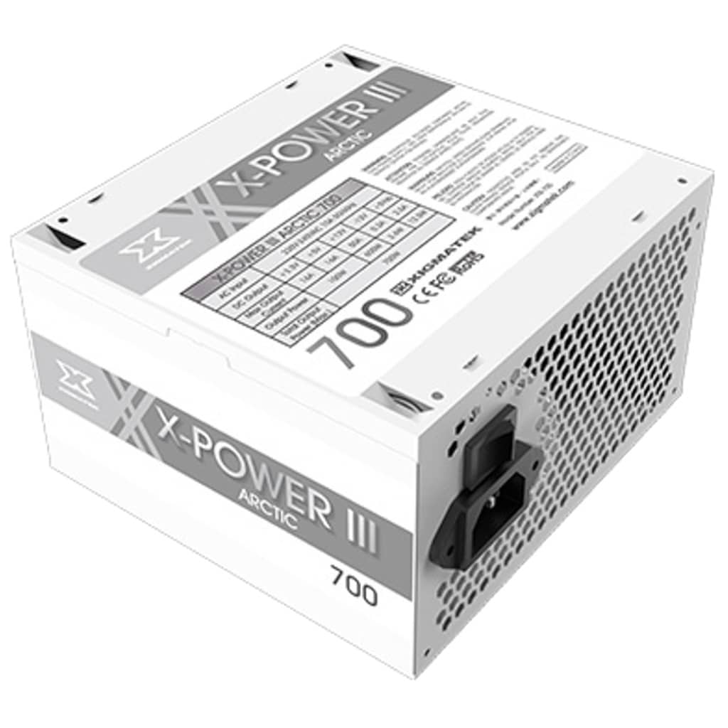 Alimentation ATX Xigmatek X-Power III Arctic, 700W 80PLUS White _ EN48106