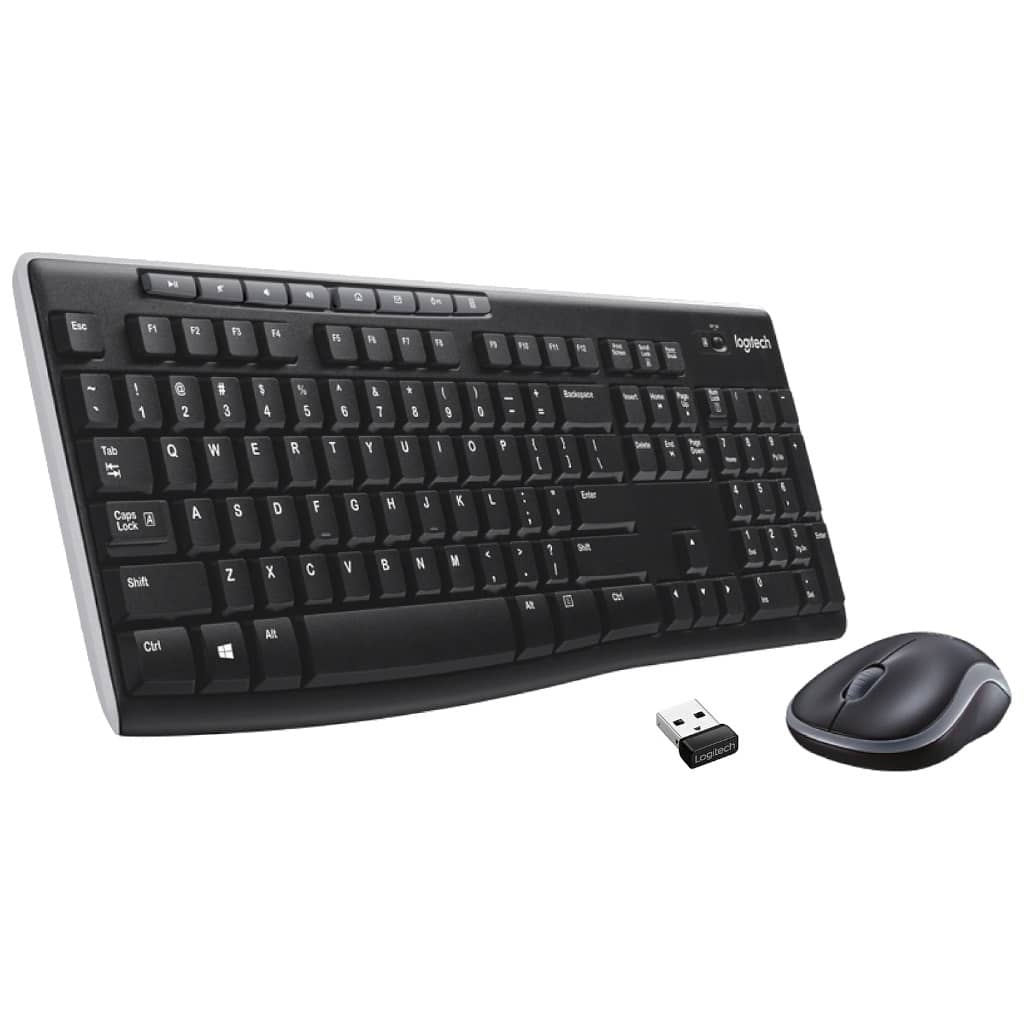 Pack Clavier/Souris Sans fil RF Logitech MK270, Noir _ 920-004510