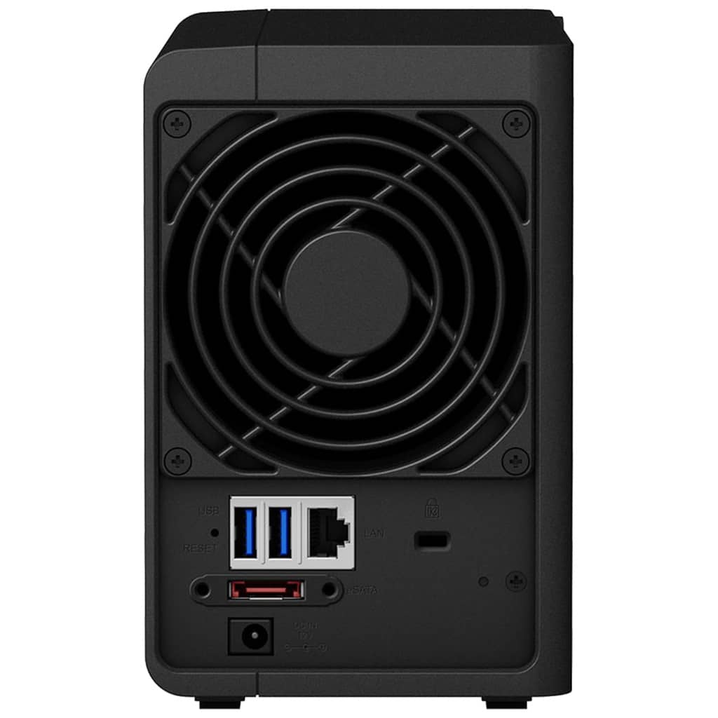 NAS réseau 2x disques Synology, Noir _ DS218+