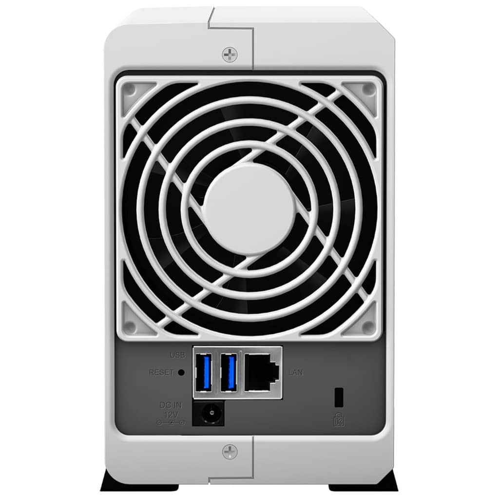 NAS réseau 2x disques Synology, Blanc _ DS218j