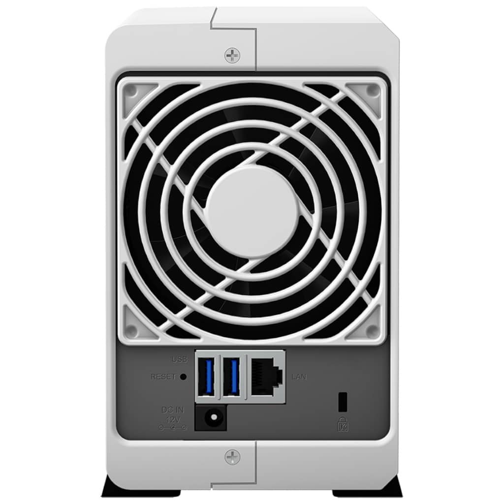 NAS réseau 2x disques Synology, Blanc _ DS220j