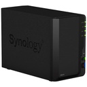 NAS réseau 2x disques Synology, Noir _ DS218