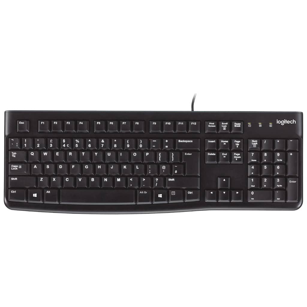 Clavier Filaire USB 2.0 Logitech K120, Noir _ 920-002515