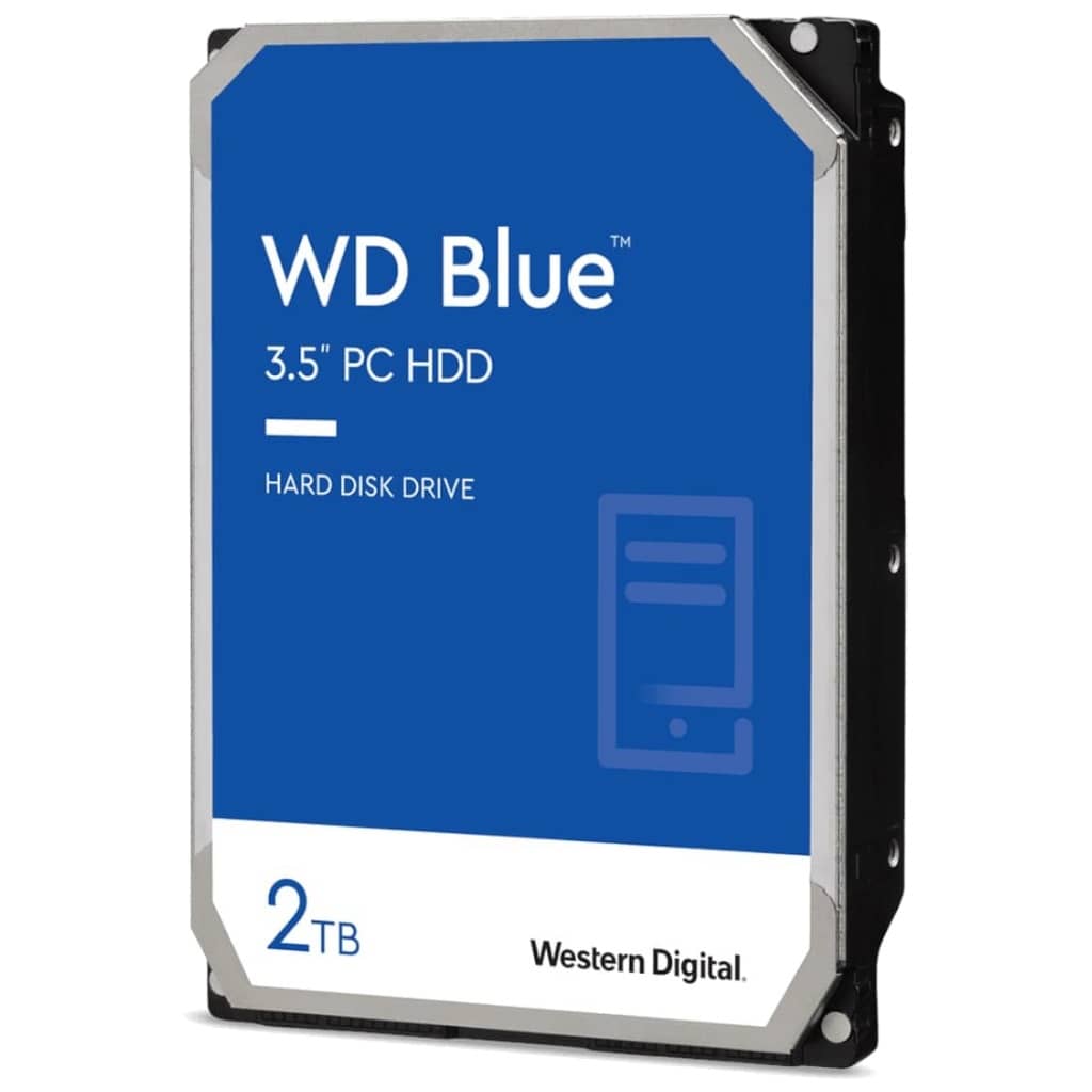 Disque HDD 3.5&quot; SATA Western Digital Blue, 2To (WD20EZRZ)