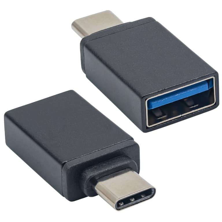 Adaptateur MF USB 3TypeC vers 1x USB 3.0,  0.0m (MF-USC.US3-0000BK)