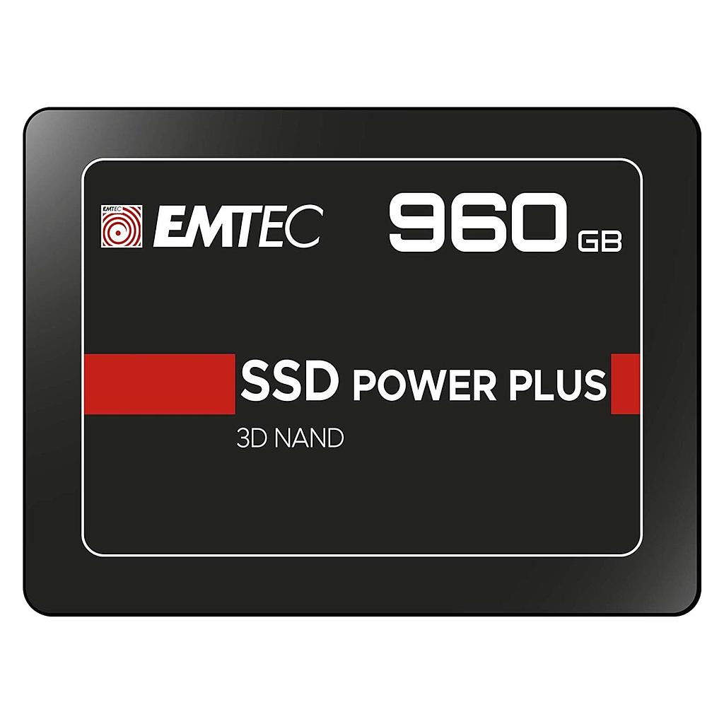 Disque SSD 2.5&quot; SATA EMTEC Power Plus,  960Go (ECSSD960GX150)