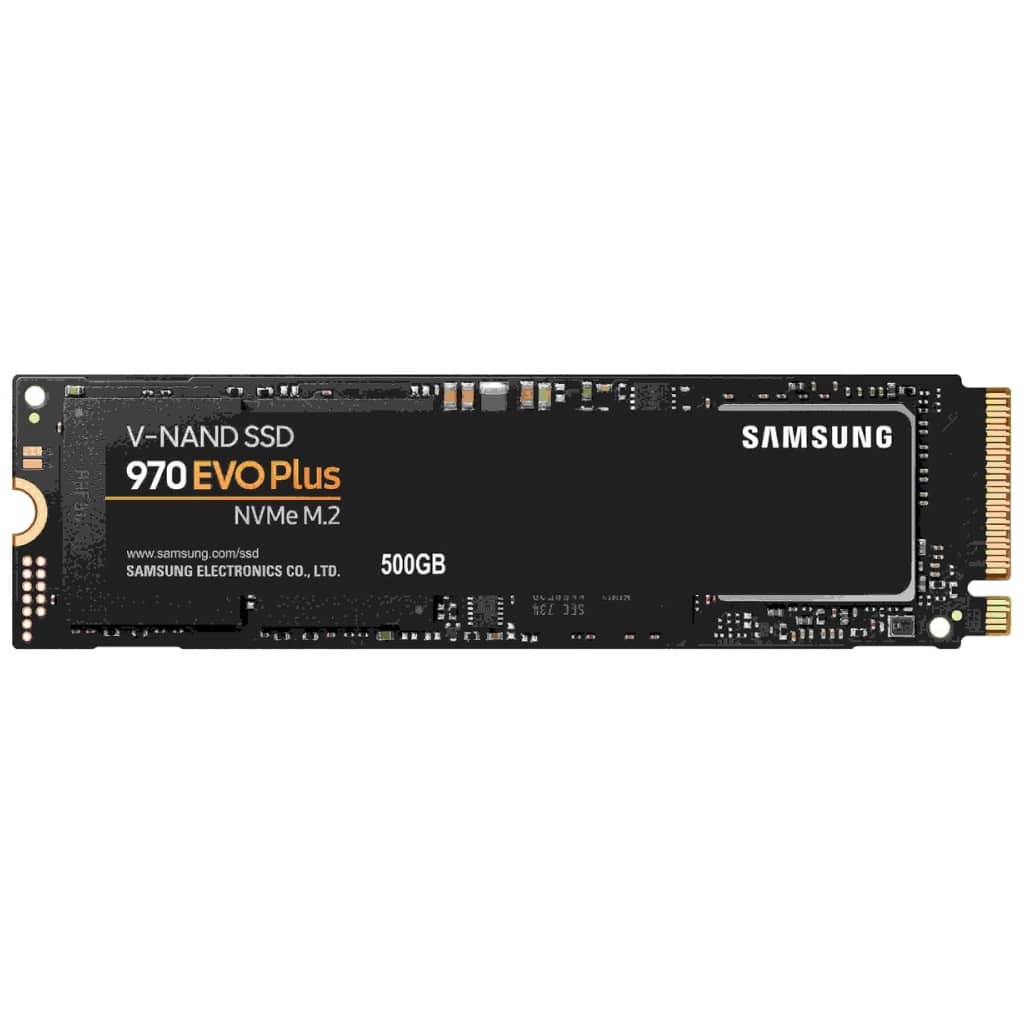 Disque SSD M.2 PCIe3 Samsung 970 EVO Plus,  500Go (MZ-V7S500BW)