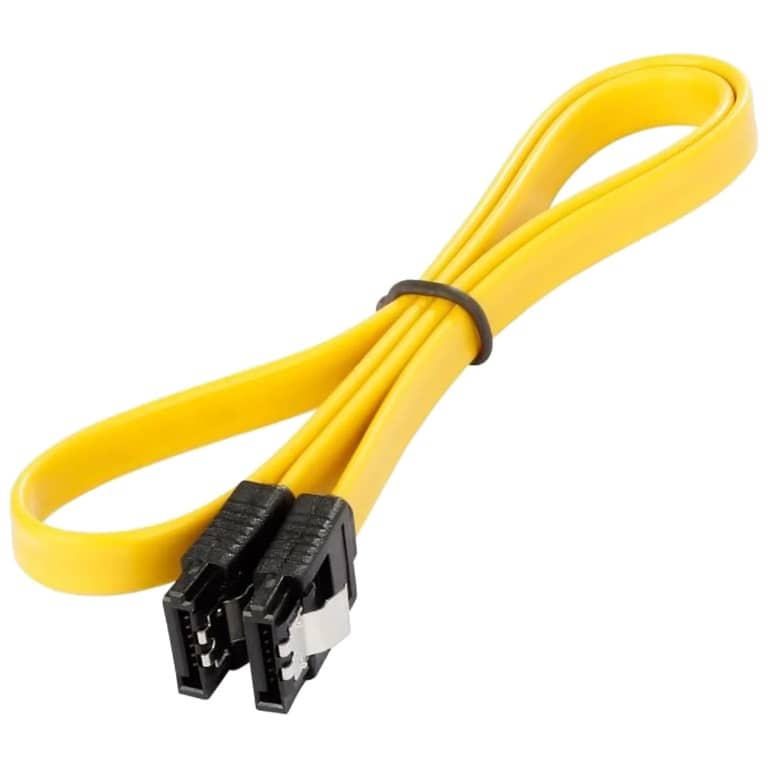 Cable MM SATA (7pins),  0.3/0.7m Jaune (MM-STA.STA-0005YW)