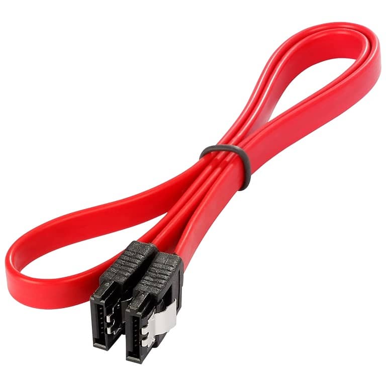 Cable MM SATA (7pins),  0.3/0.7m Rouge (MM-STA.STA-0005RD)