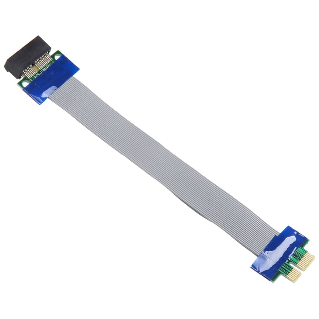 Cable Rallonge Riser MF PCIe x1,  0.2m Gris (Kolink PGW-RC-MRK-005)