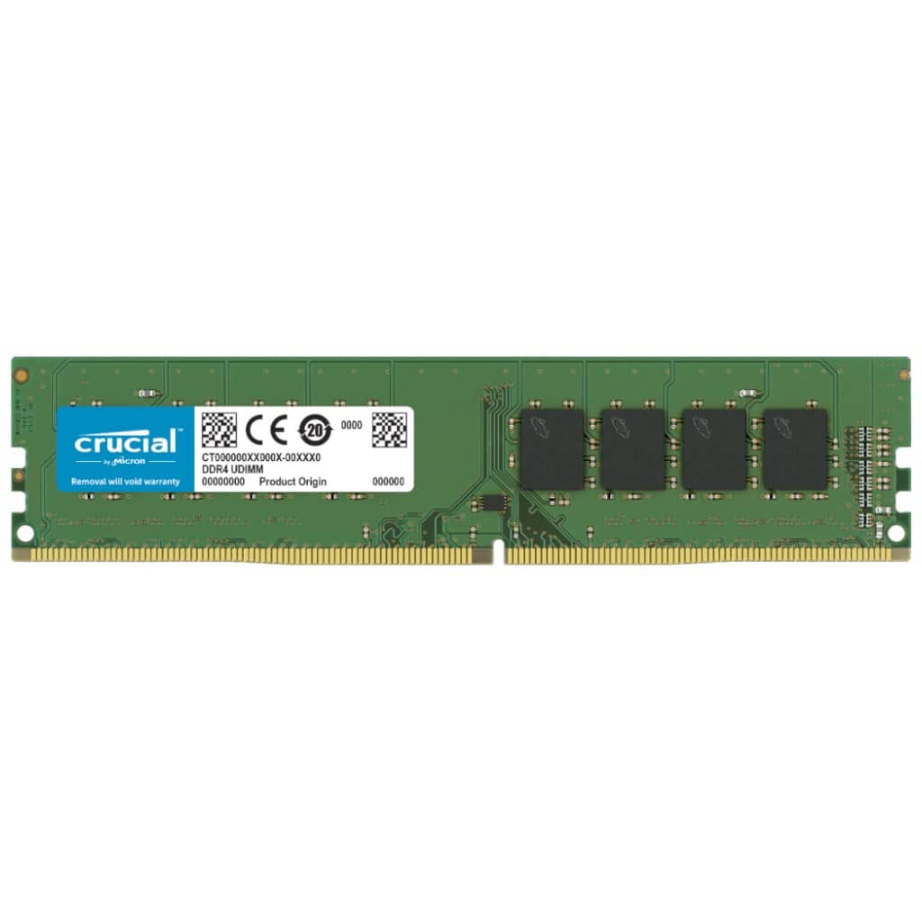 Mémoire DIMM DDR4 2400MHz Crucial, 16Gb (CT16G4DFD824A)