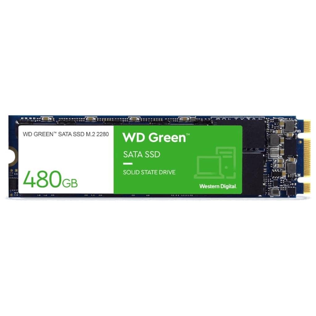 Disque SSD M.2 SATA Western Digital Green,  480Go (WDS480G2G0B)