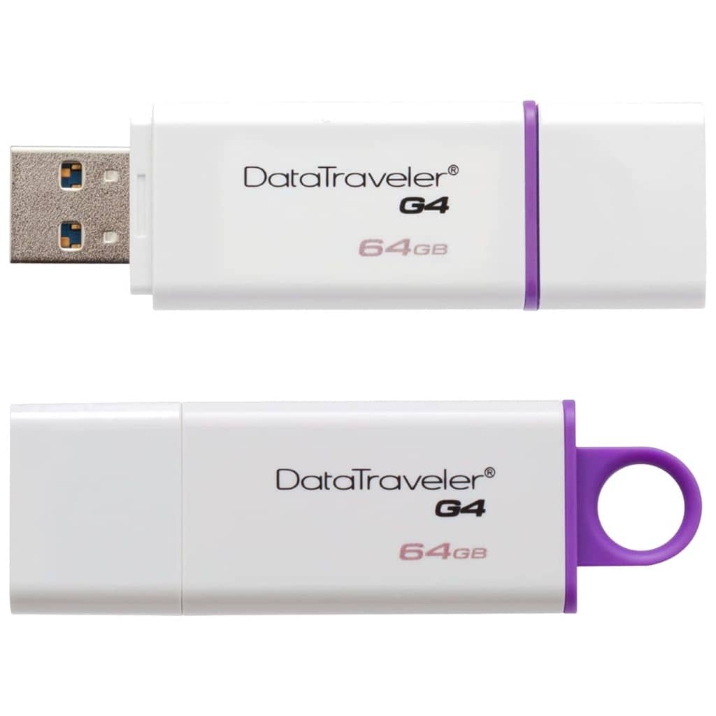 Clé USB 3.0 Kingston DataTraveler G4,  64Go Violet (DTIG4/64GB)