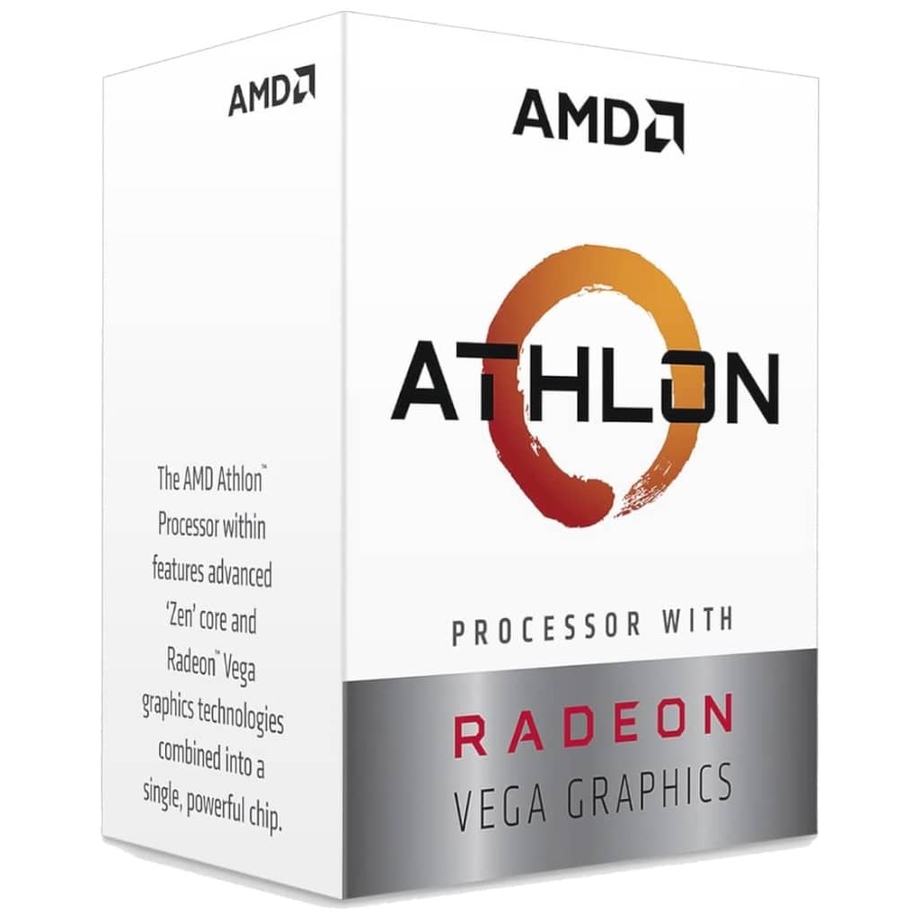 Processeur AMD AM4 Athlon 3000G, 3.50GHz (YD3000C6FHBOX)