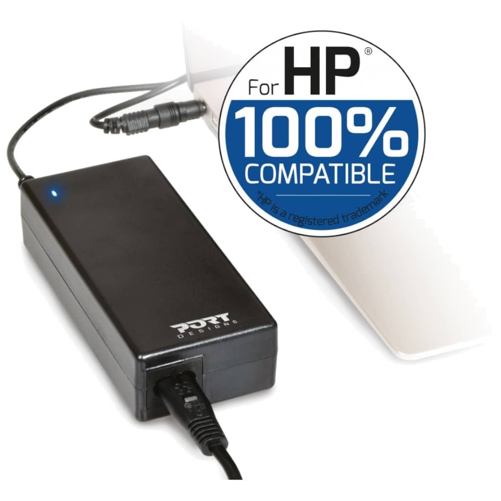 Chargeur secteur pour PC Portable HP,  90W (19.0V, 4.74A) (Port 900007-HP)