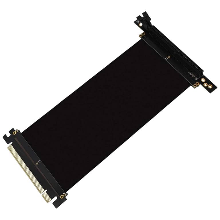 Cable Rallonge Riser MF PCIe 3.0,  0.2m Noir (MF-PC3.PC3-0002BK)