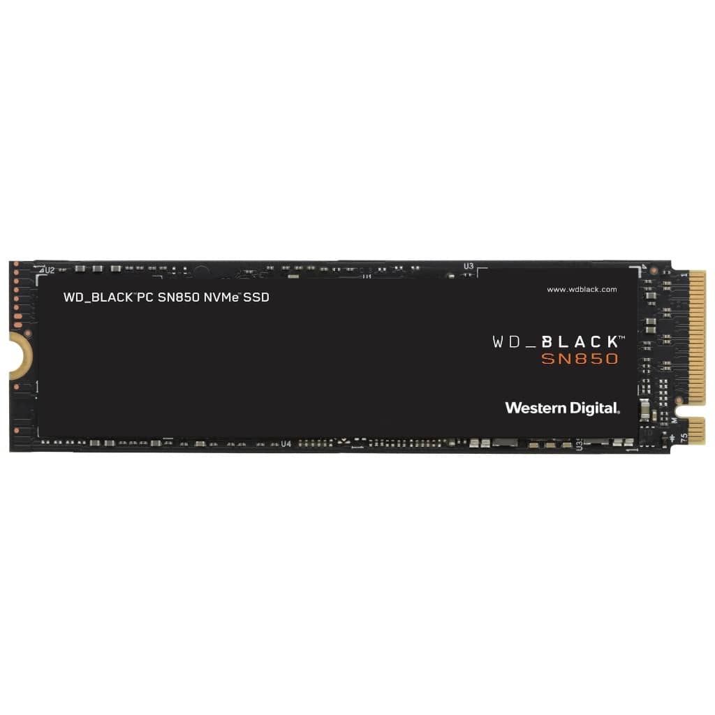Disque SSD M.2 PCIe4 Western Digital Black SN850, 1To (WDS100T1X0E)