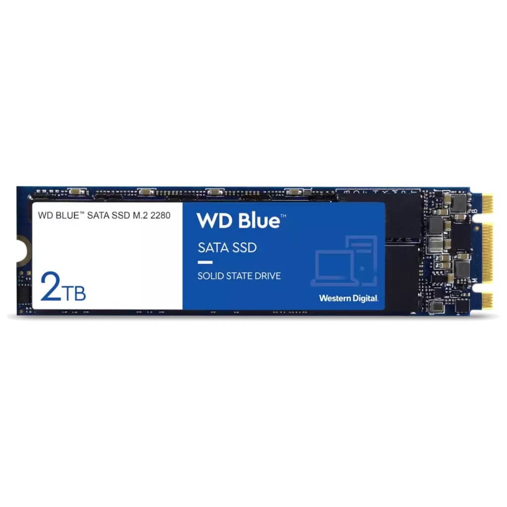 Disque SSD M.2 SATA Western Digital Blue, 2To (WDS200T2B0B)