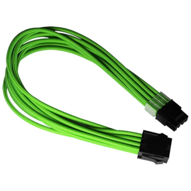 Cable Rallonge MF CPU (4+4pins),  0.30m Vert (Xigmatek iCable EN47468)