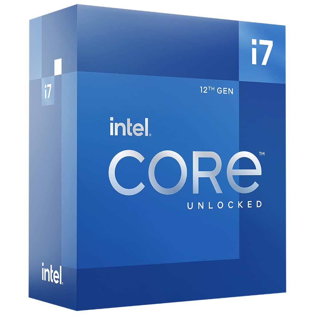Processeur Intel 1700 Core i7-12700K, 5.00GHz Turbo (BX8071512700K)